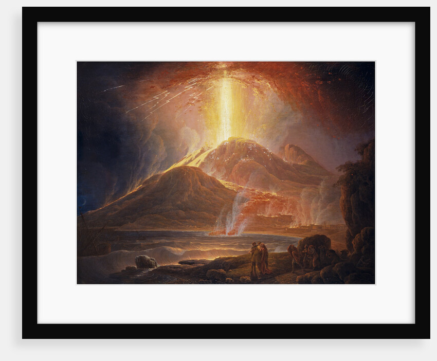 Mount Vesuvius in Eruption by Jacob More